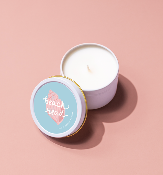 Bookish Candle Tin Gift | Beach Read