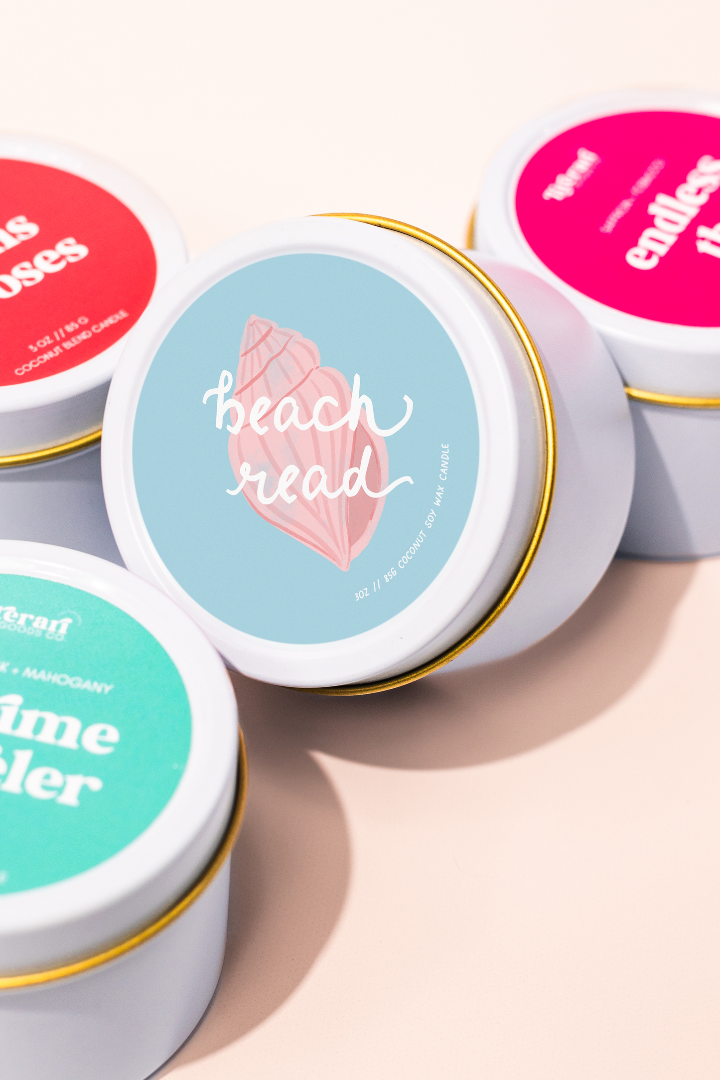 Bookish Candle Tin Gift | Beach Read